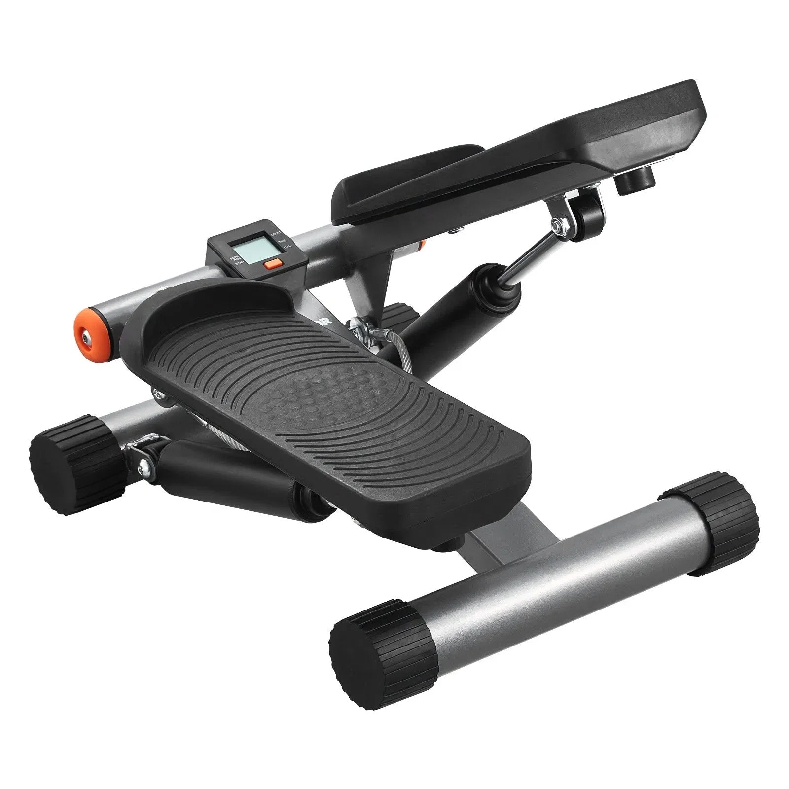 Hydraulic Home Exercise Compact Cardio Stepper – Adjustable Mini Stair Trainer