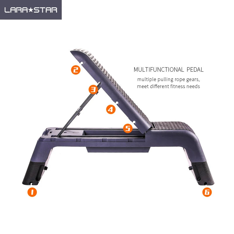 Aerobic Step Board / Adjustable Ab Trainer Bench – Core Strength Fitness Bench Press