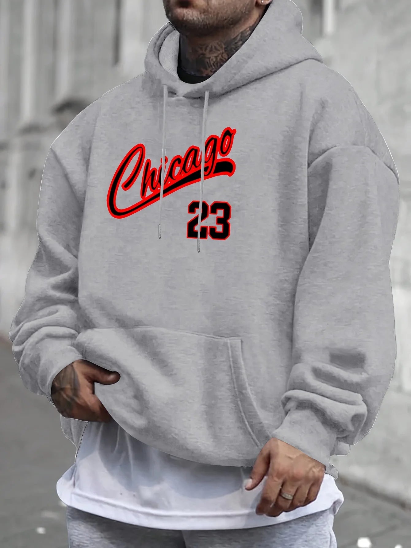 Men's street hip-hop hoodie - Comfortable Chicago 23 Legacy Hoodie
