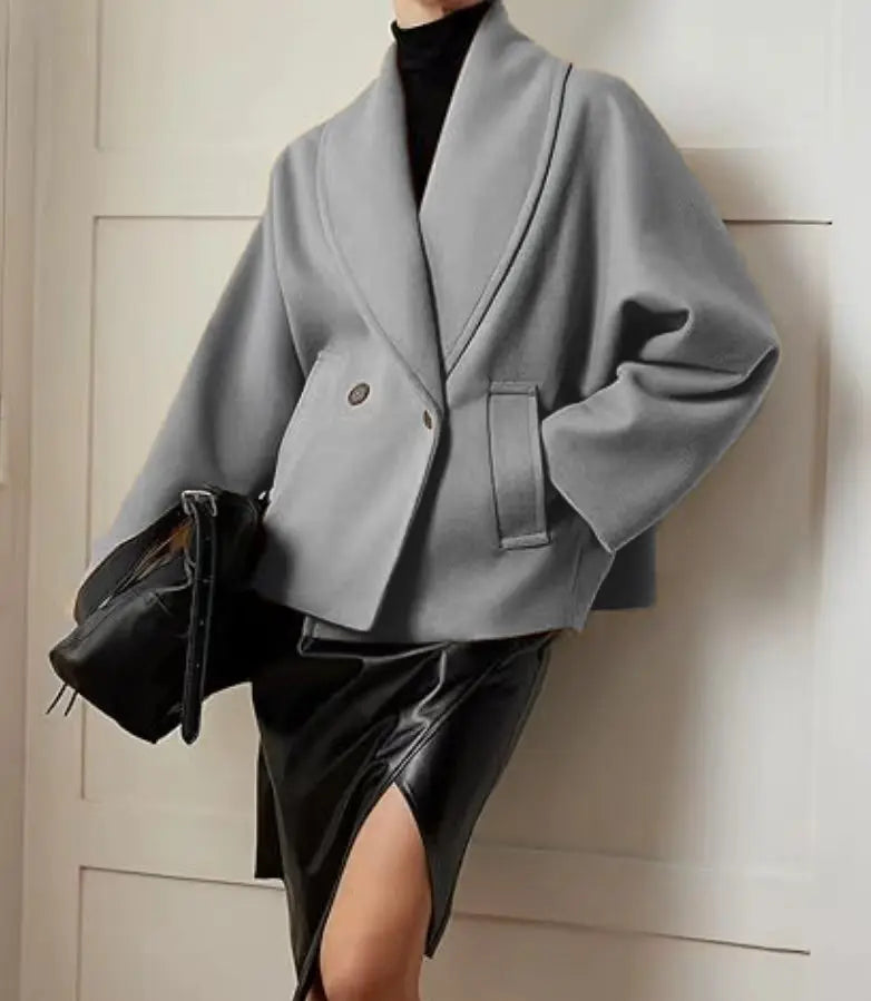 Women's Noir Draped Statement Blazer