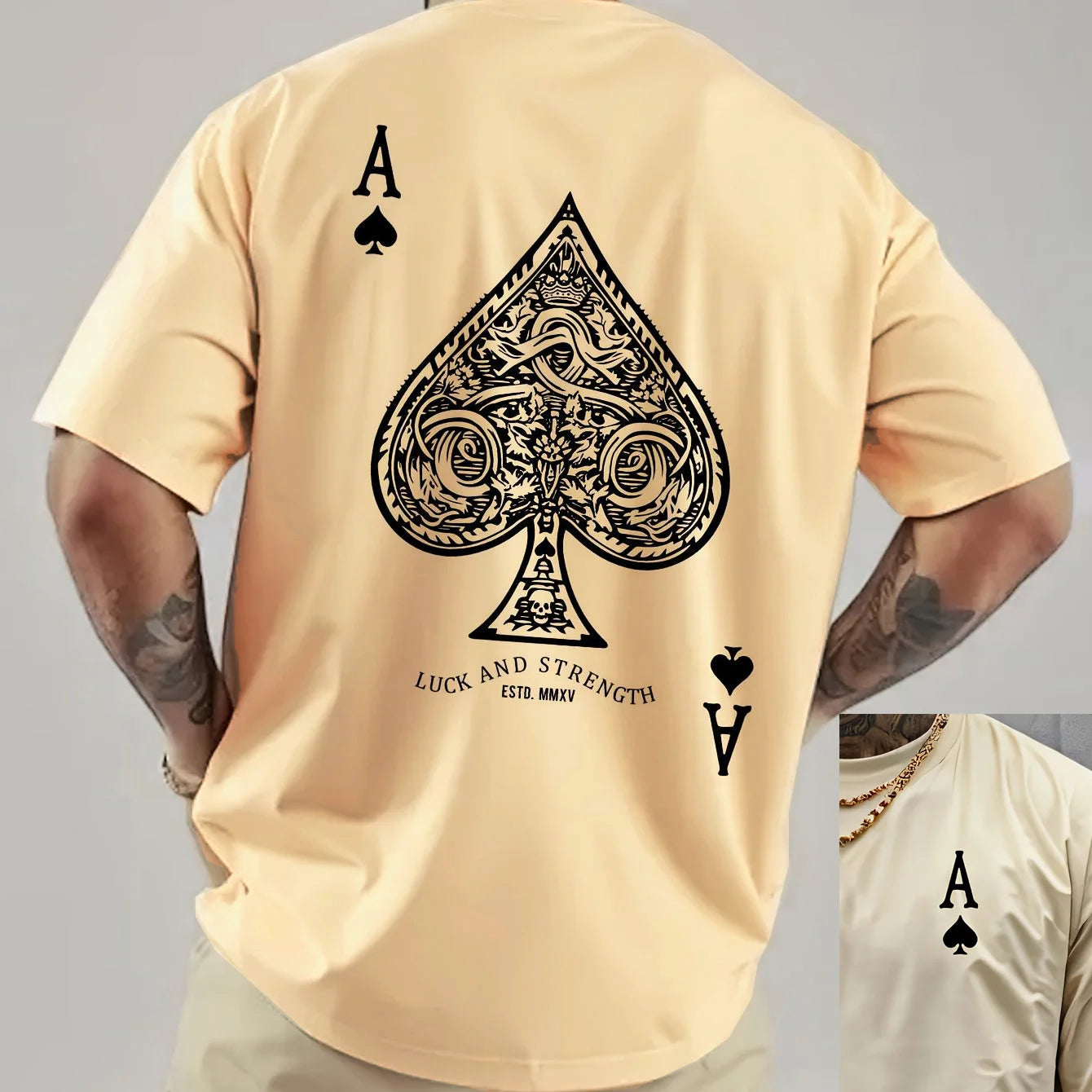 Summer Ace of Strength Graphic Tee