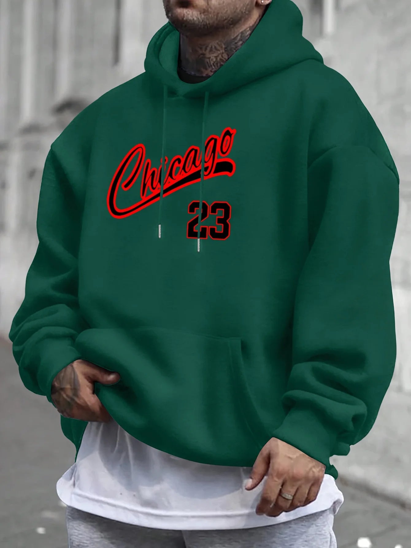 Men's street hip-hop hoodie - Comfortable Chicago 23 Legacy Hoodie