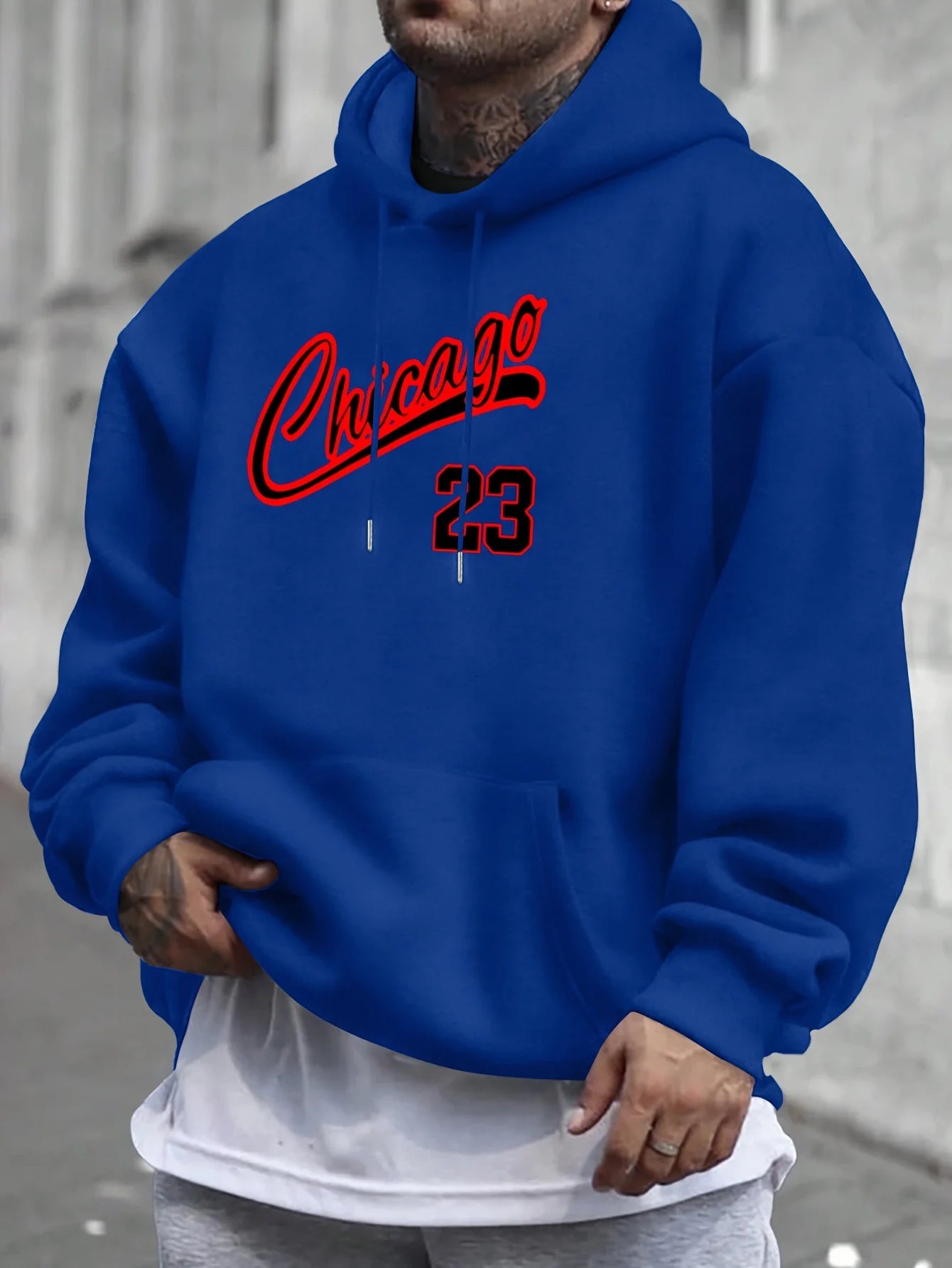 Men's street hip-hop hoodie - Comfortable Chicago 23 Legacy Hoodie