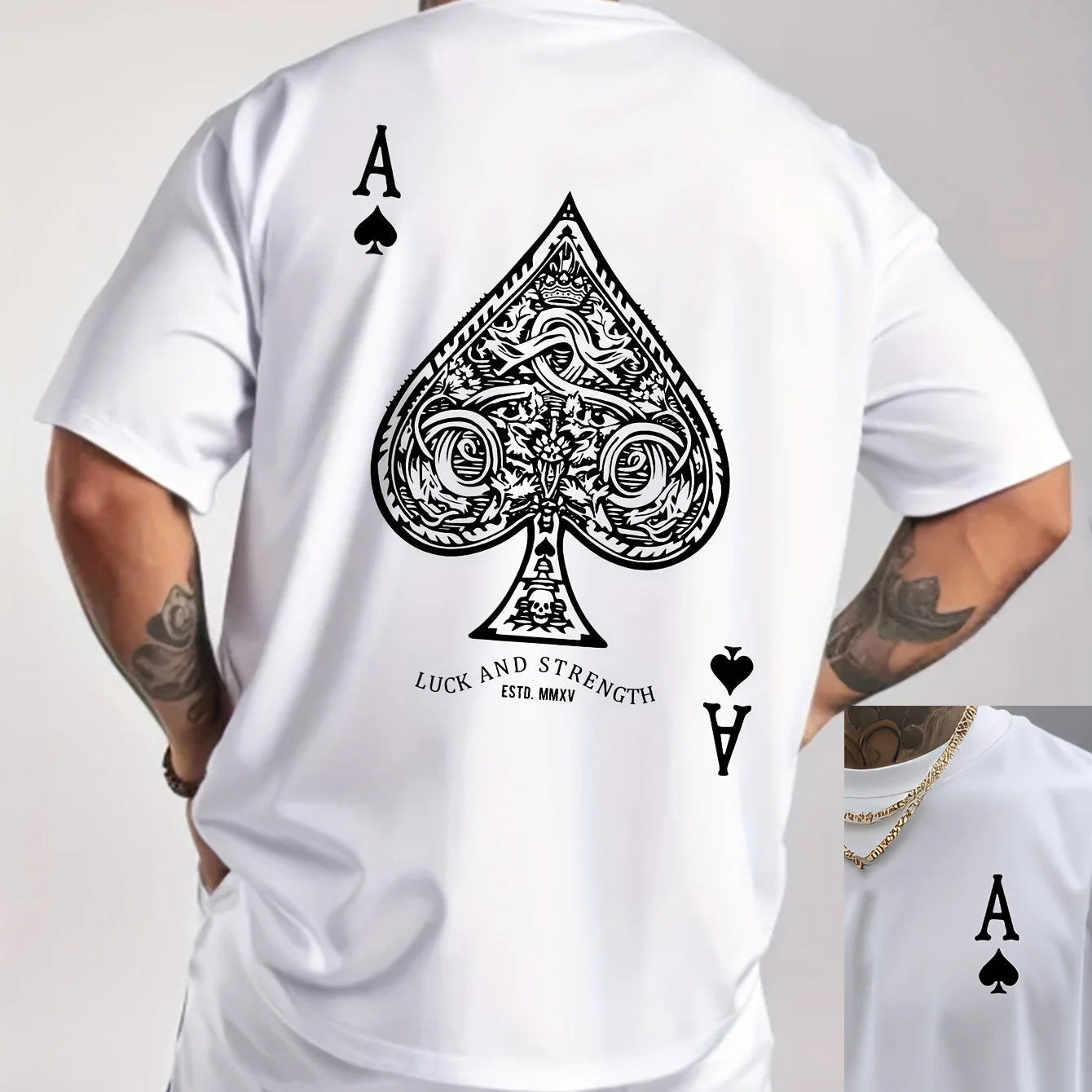 Summer Ace of Strength Graphic Tee