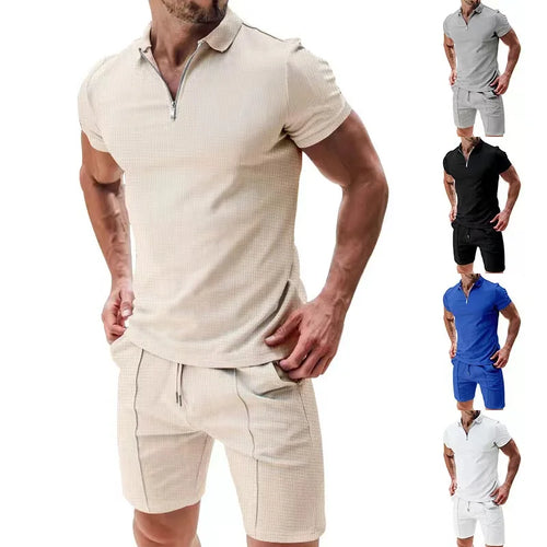 Apex Flex short sleeved T-shirt and shorts summer set men's two-piece