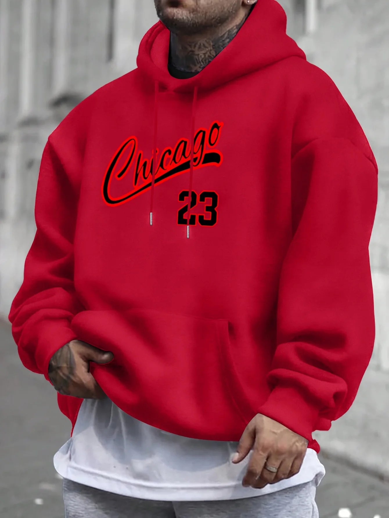 Men's street hip-hop hoodie - Comfortable Chicago 23 Legacy Hoodie