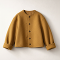 Autumn Wool-Blend Button Jacket